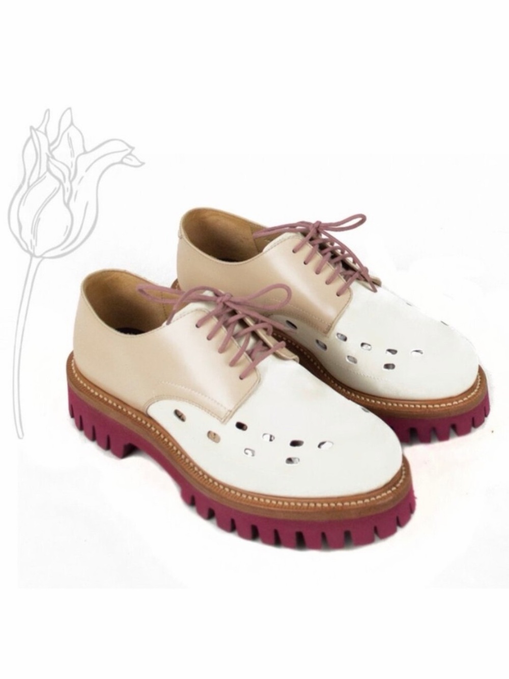 Cappelletti Italian Oxford Laceup Shoes NWOT